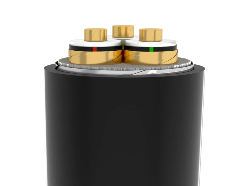 YJV22 26–35 kV Group 3-Core Armoured Medium Voltage Cable