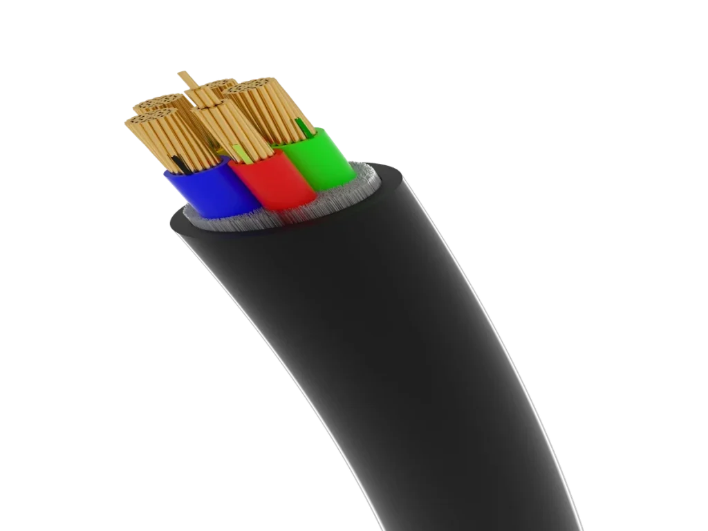 VV 3+2-Core PVC Power Cable