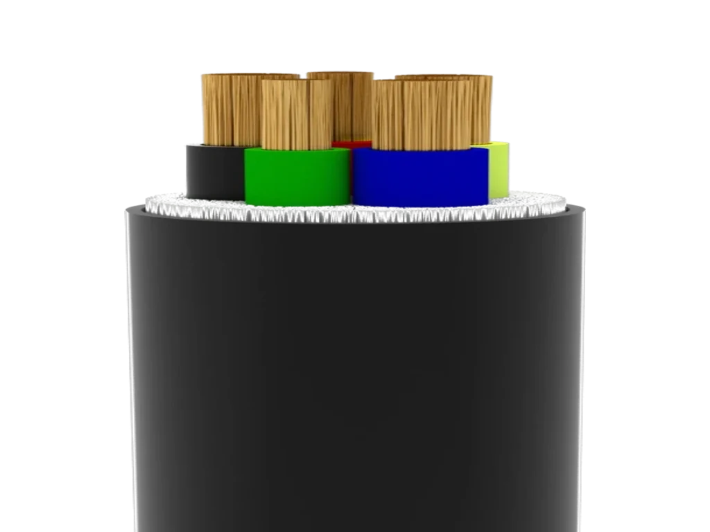 VVR 3+2-Core Flexible Power Cable