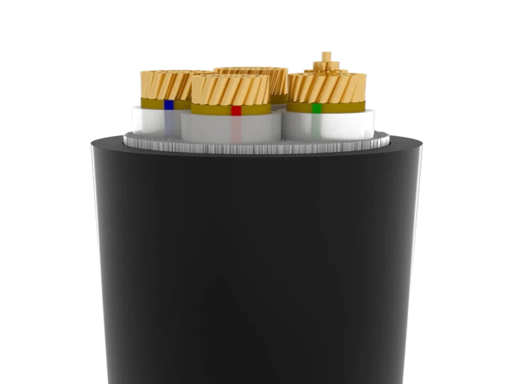 WDZN-YJY 4+1-Core LSZH Fire-resistant Cable
