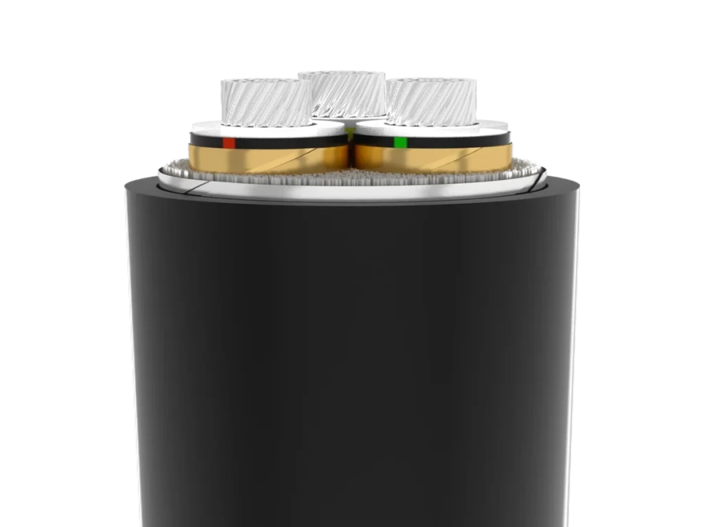 YJLV / YJLV22 8.7–15 kV Group 3-Core Medium Voltage XLPE Cable