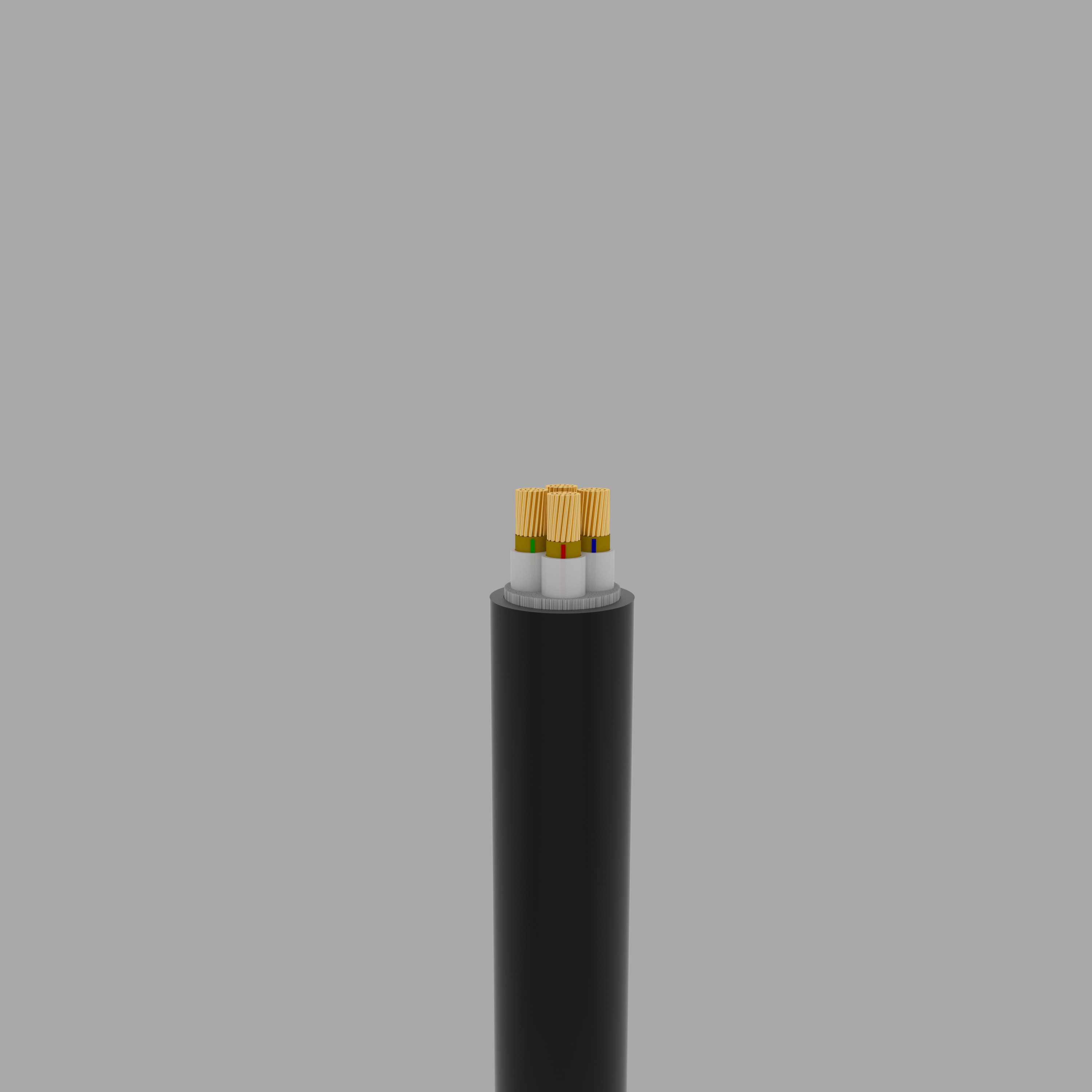 WDZN-YJY 4-Core LSZH Fire-resistant Cable