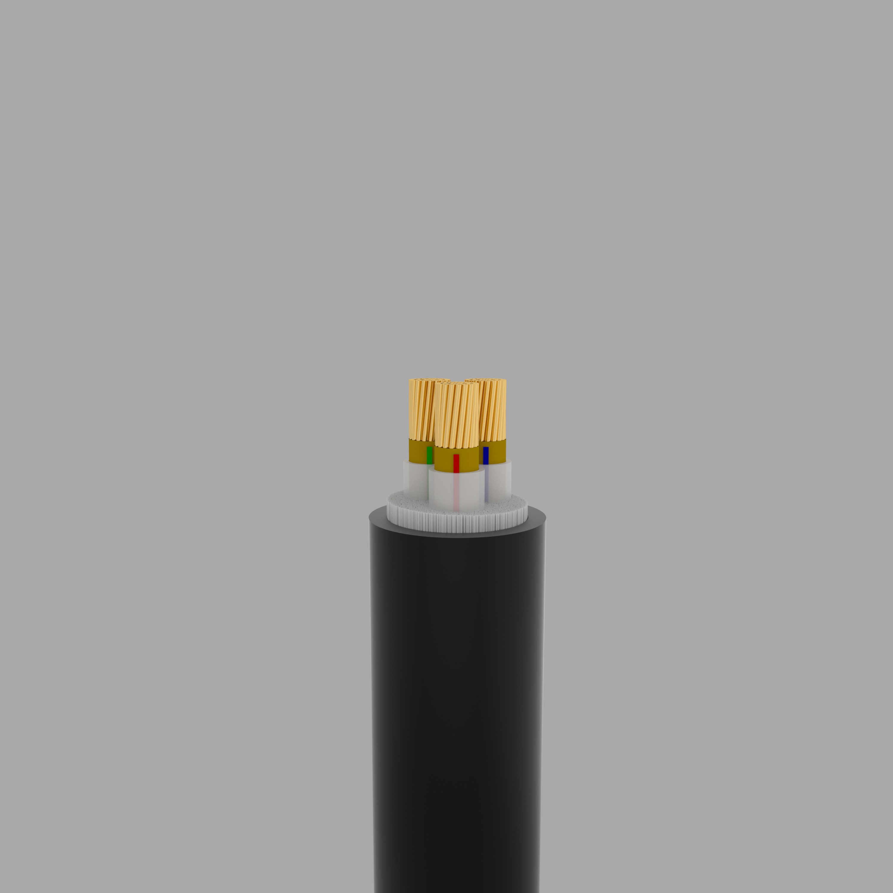 WDZN-YJY 3-Core LSZH Fire-resistant Cable