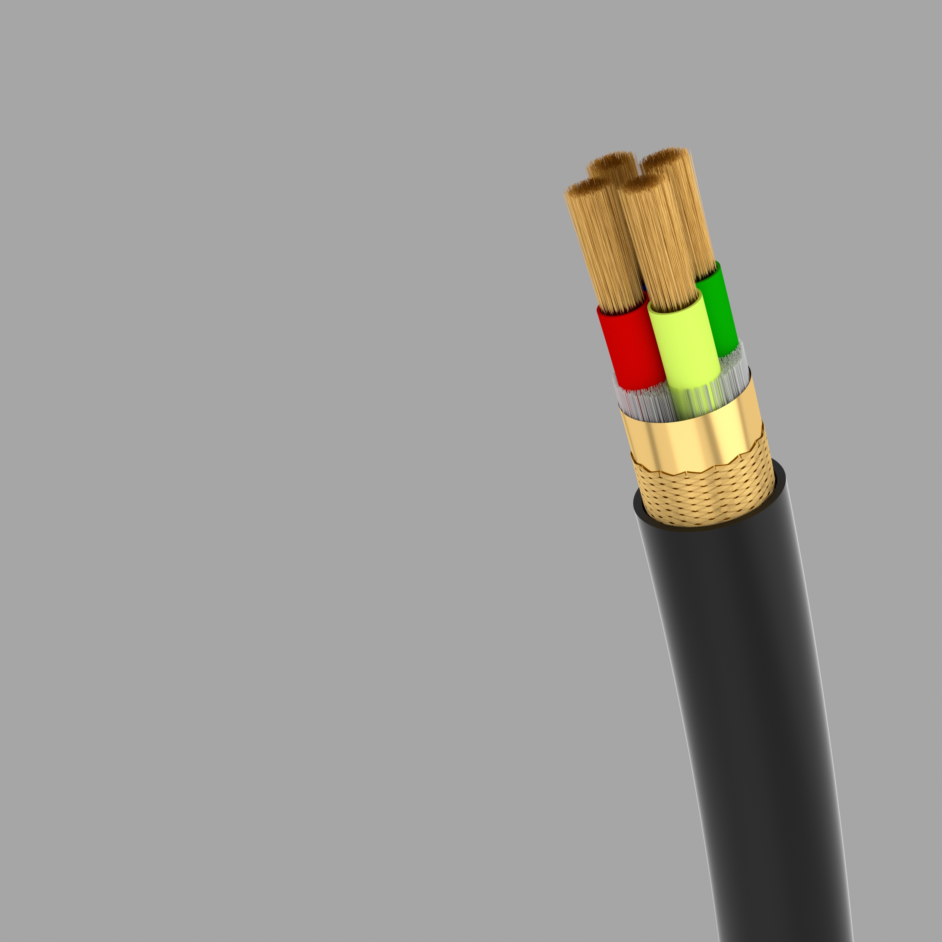 RVVP 4-Core Shielded Cable