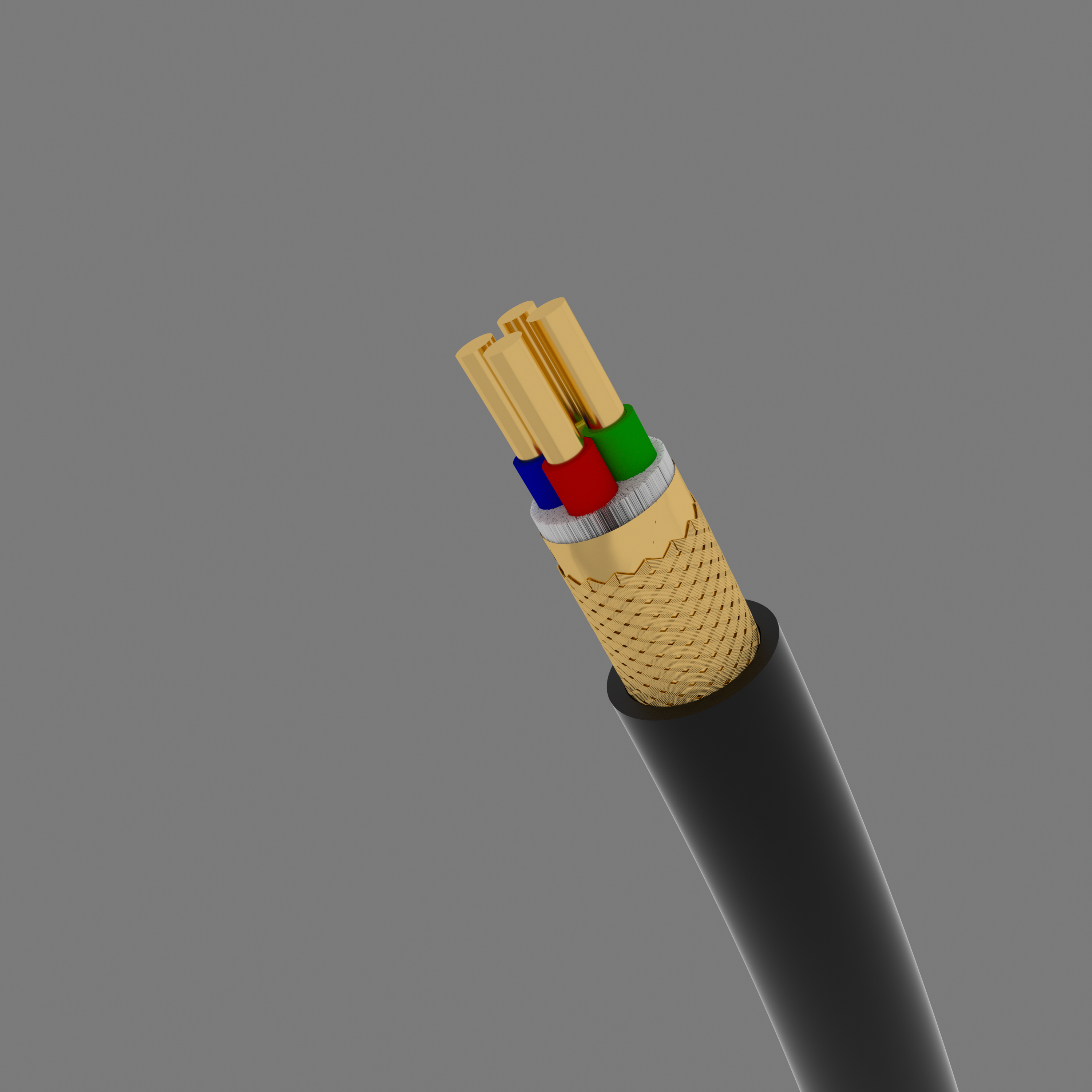 KVVP 4-Core Shielded Cable
