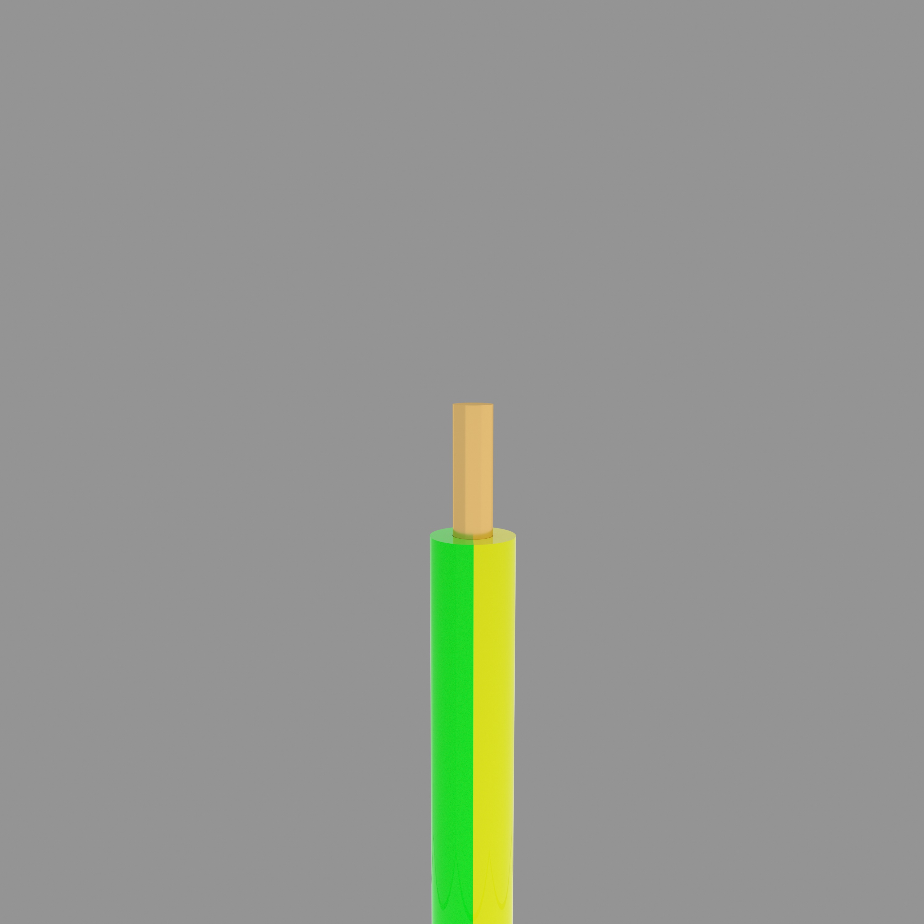 BV Solid Conductor Yellow-Green Building Wire