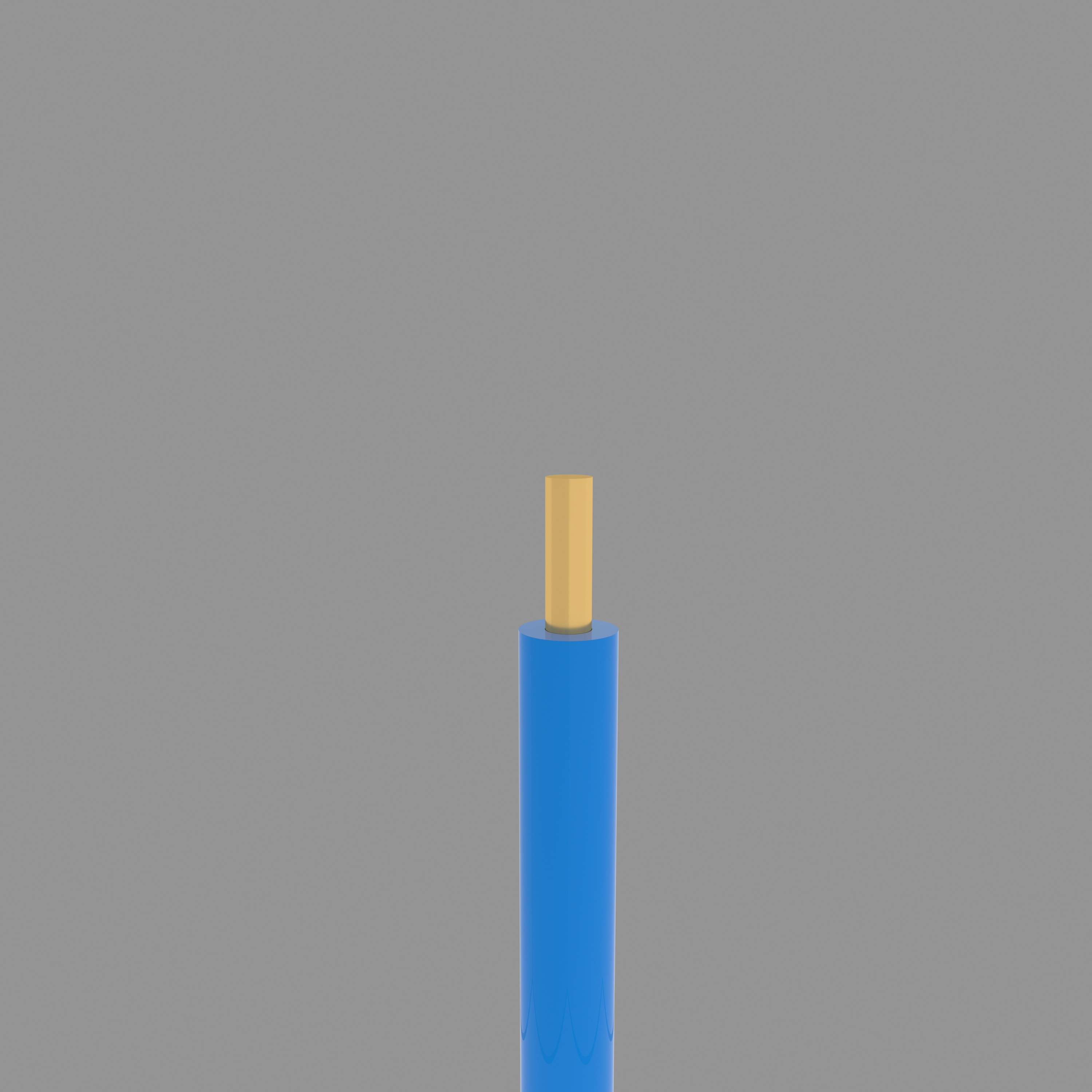 BV Solid Conductor Blue Building Wire