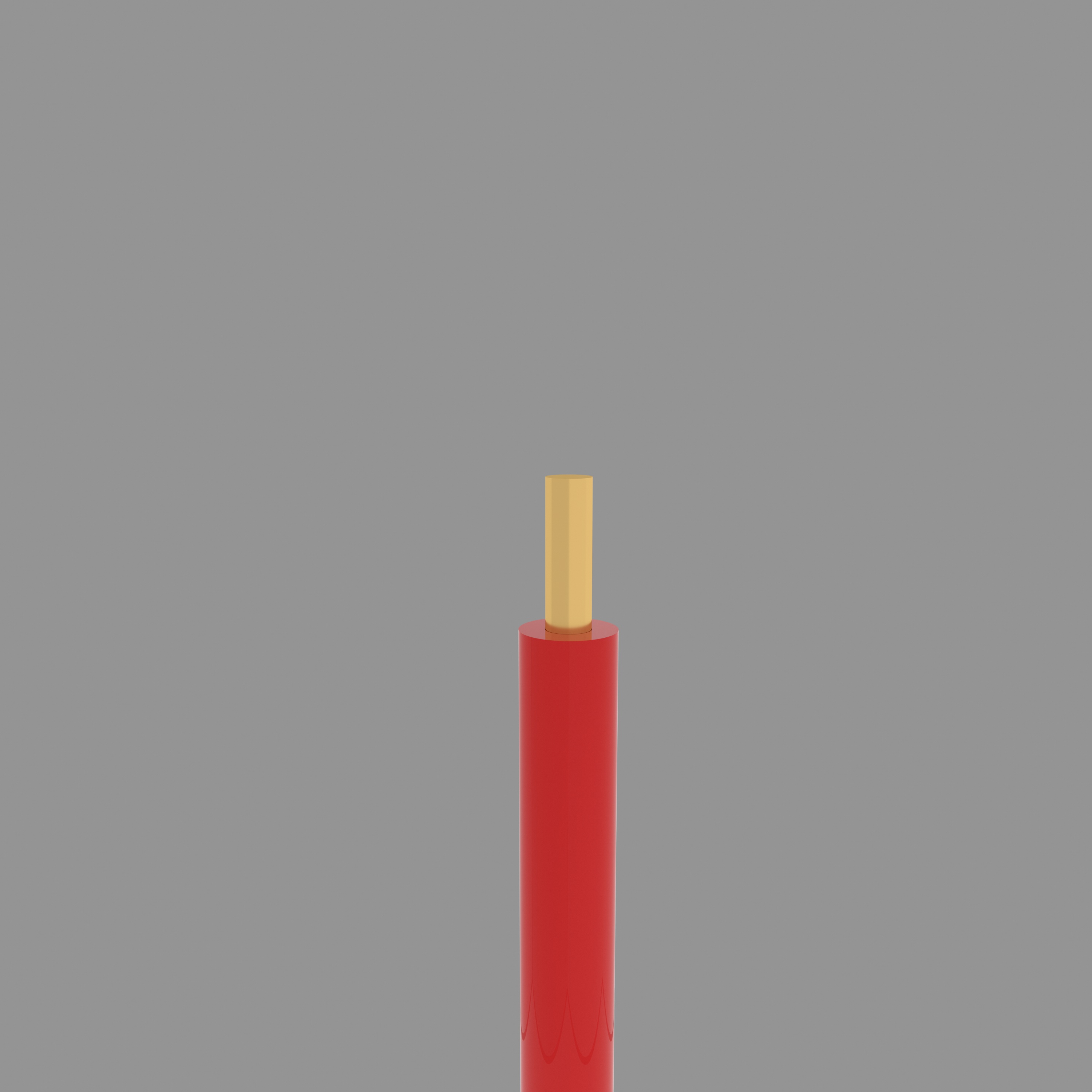 BV Solid Conductor Red Building Wire