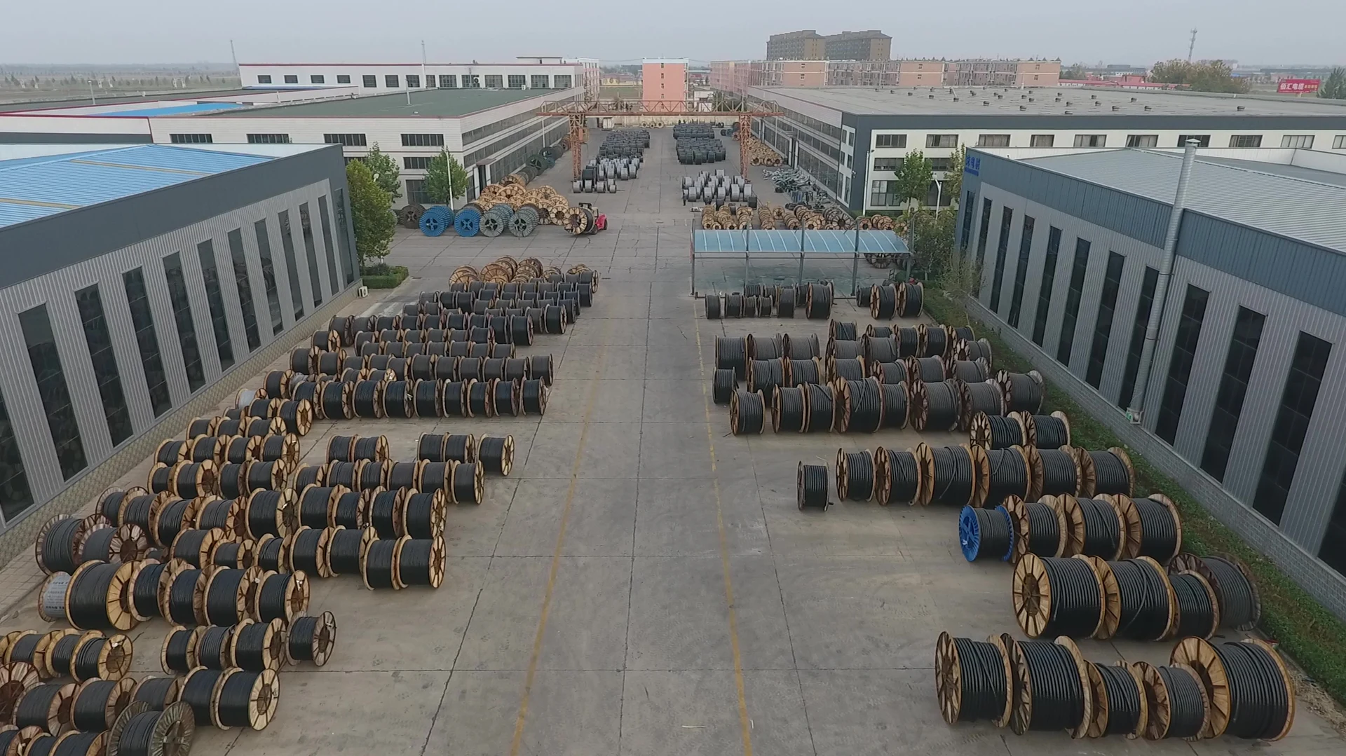 Fuhua Cable factory campus and cable reels